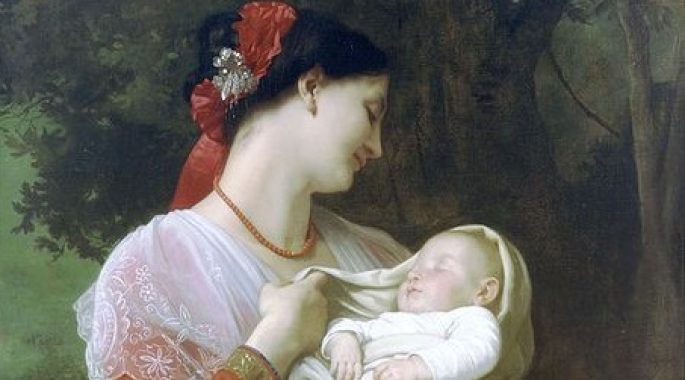mother-and-child-by-william-adolphe-bouguereau