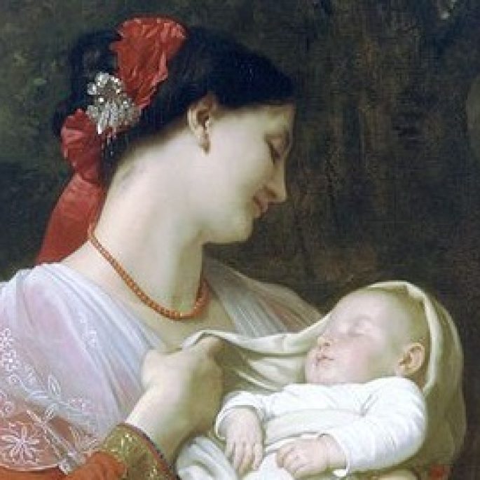 mother-and-child-by-william-adolphe-bouguereau
